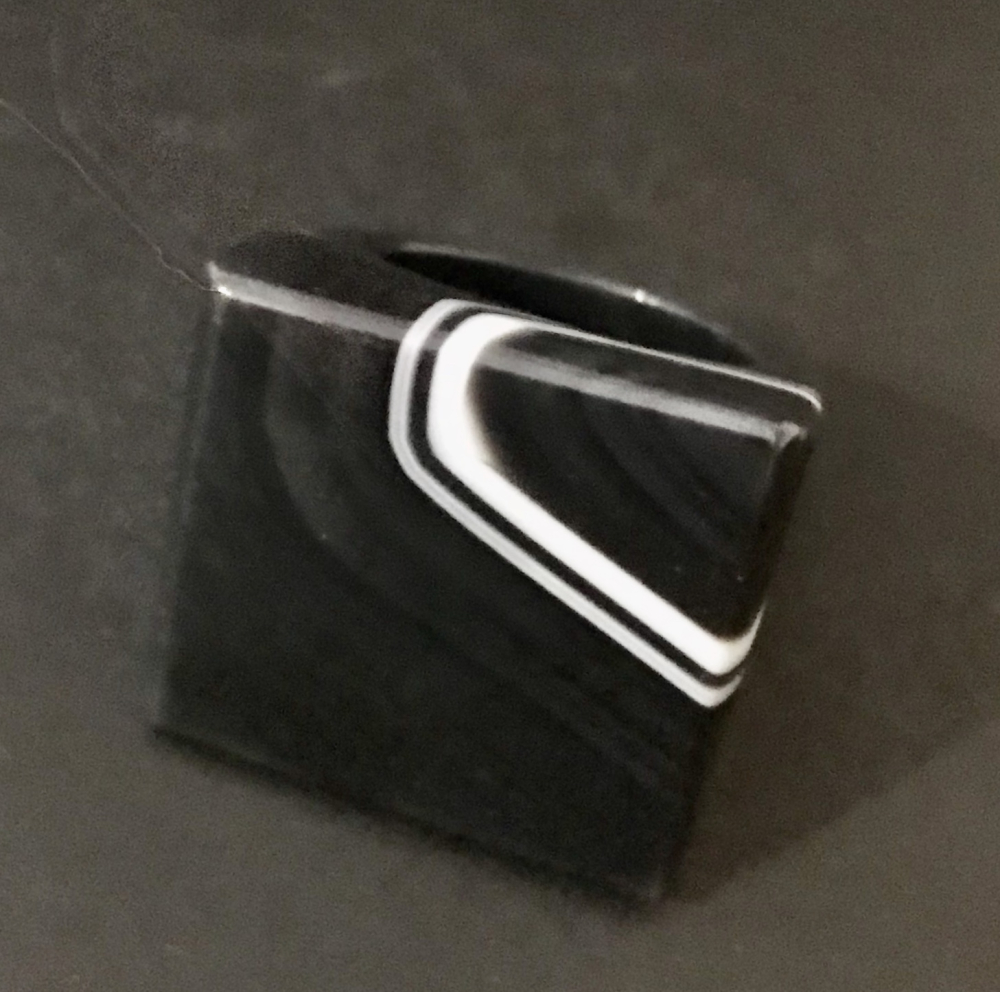 Streifen Achat-Ring